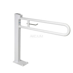 Uchwyt uchylny przy WC z miejscem na papier 65 cm