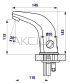 Bateria umywalkowa z mieszaczem 6 V SLU 15B - 2
