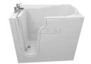 Wanna siedząca z drzwiami umiejscowionymi lewostronnie 1060x660mm ATHENA MINI