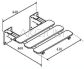 Siedzisko prysznicowe Inox z Abs-em - 2